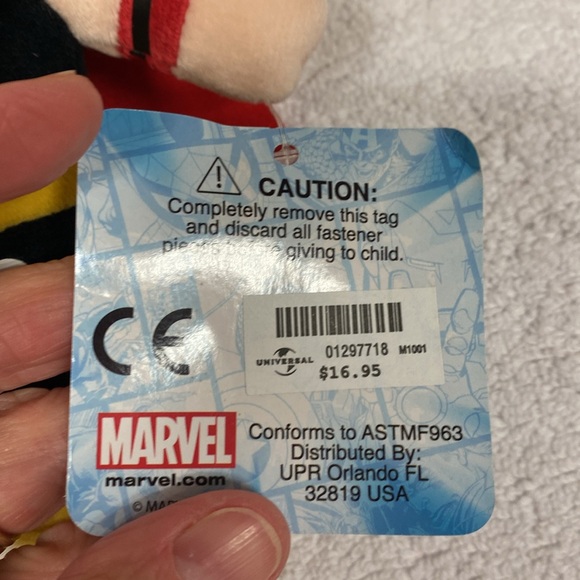 NWT Universal Studios Plush Spiderman Chunky Cutie Big Head Superhero 10” - Picture 3 of 6